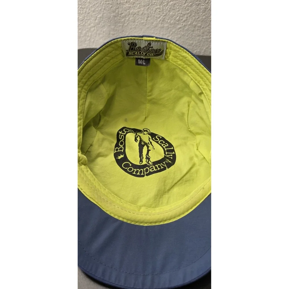 New Boston Scally Co Repel Single Panel Cap Blue M/L Hat